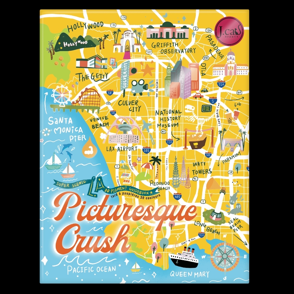 PICK 5 FOR 25 J. CATS PICTURESQUE CRUSH EYESHADOW PALETTE